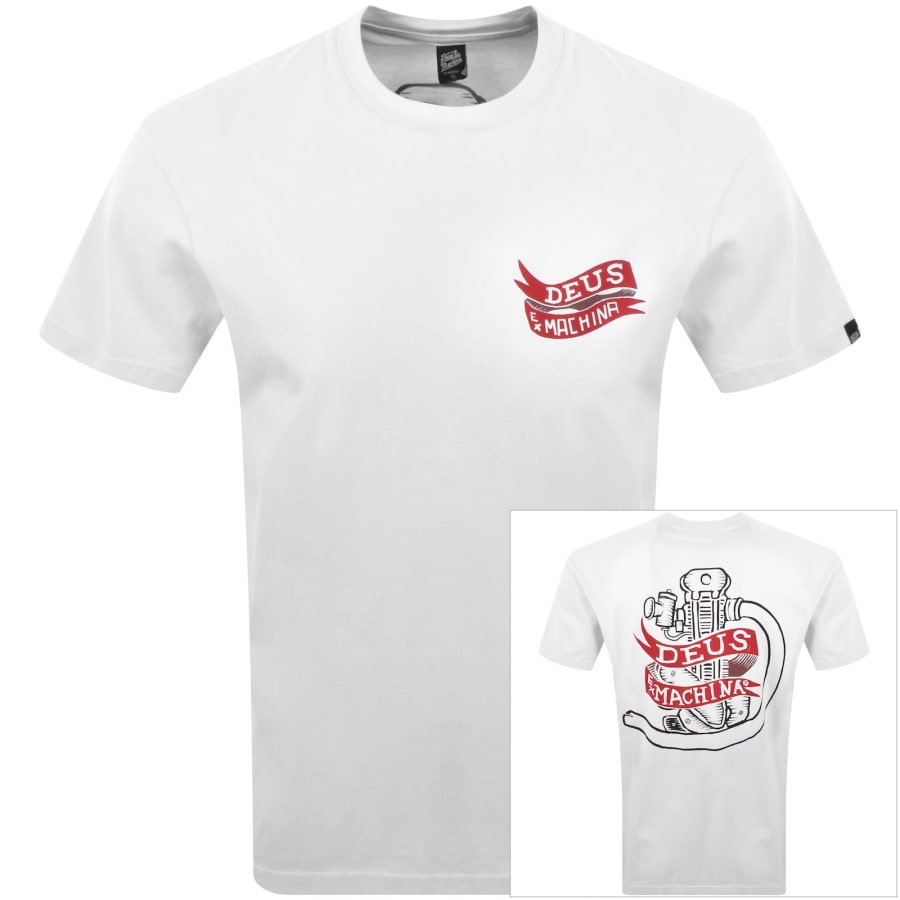 Image number 1 for Deus Ex Machina Jailer Sappy T Shirt White