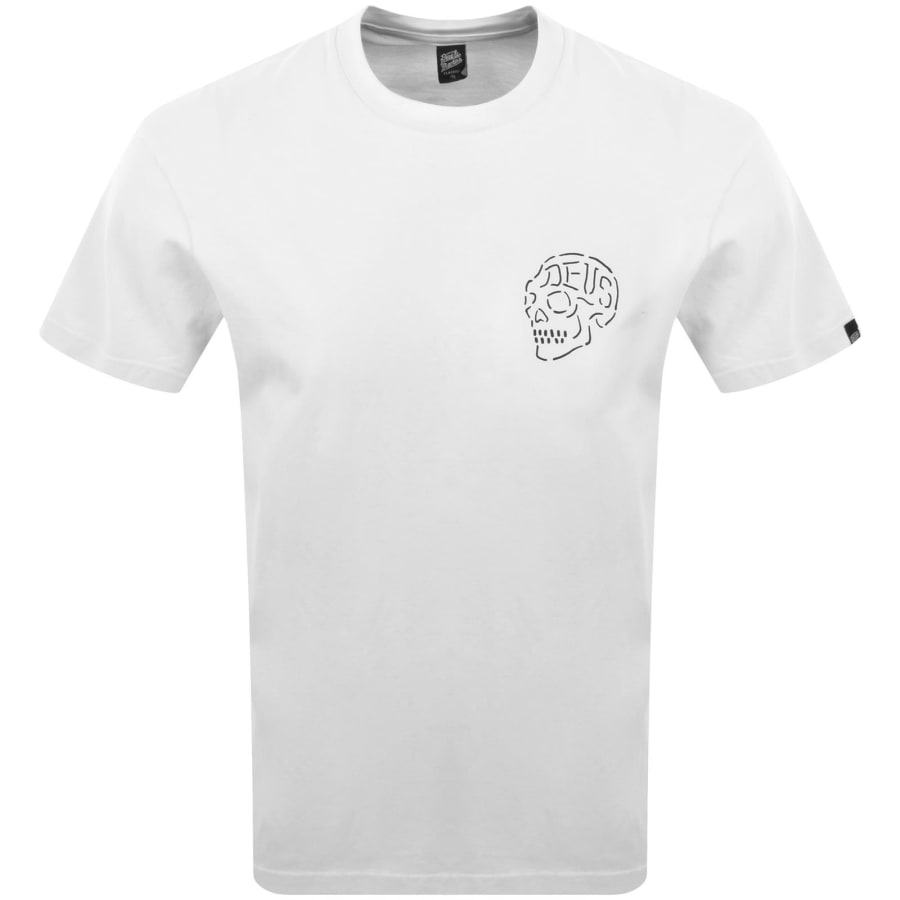 Image number 2 for Deus Ex Machina Venice Skull T Shirt White