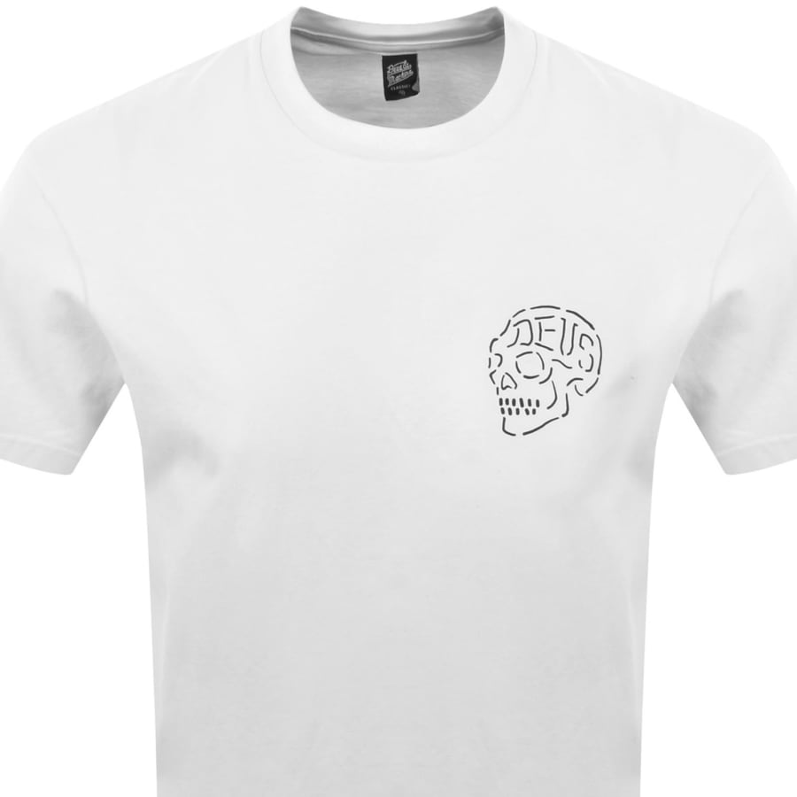 Image number 3 for Deus Ex Machina Venice Skull T Shirt White