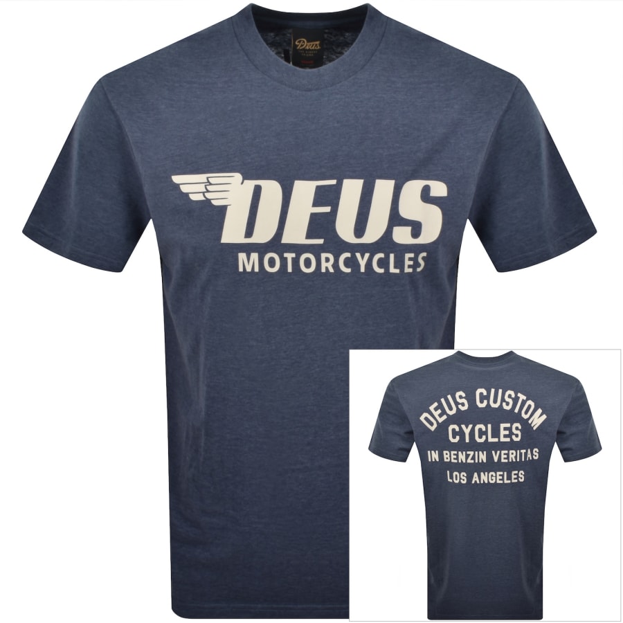 Image number 1 for Deus Ex Machina Palermo T Shirt Blue