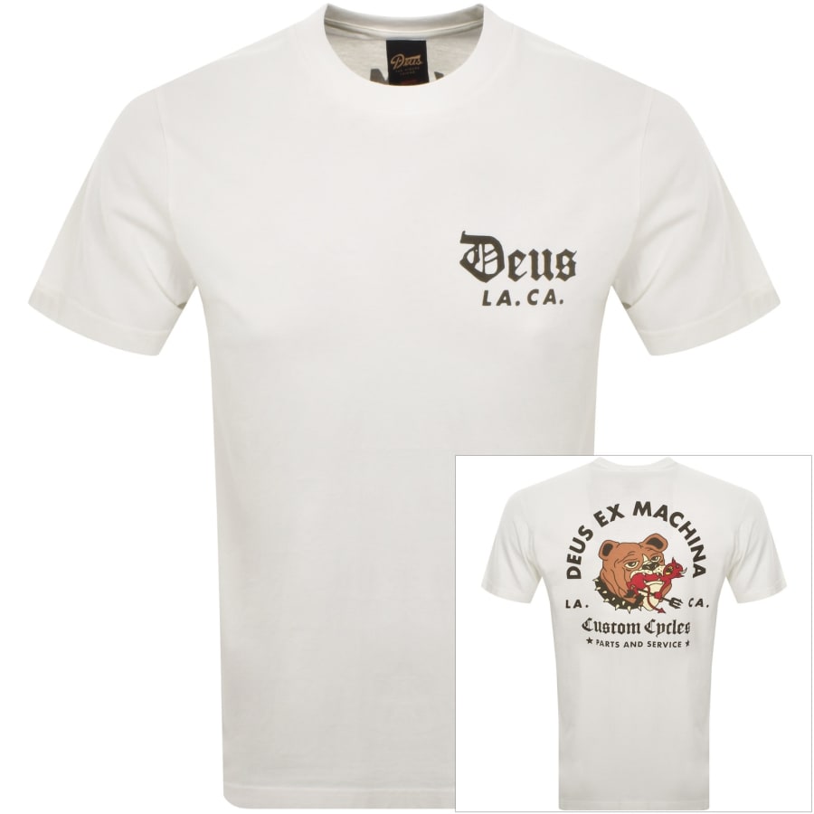 Image number 1 for Deus Ex Machina Sourmug T Shirt Dirty White
