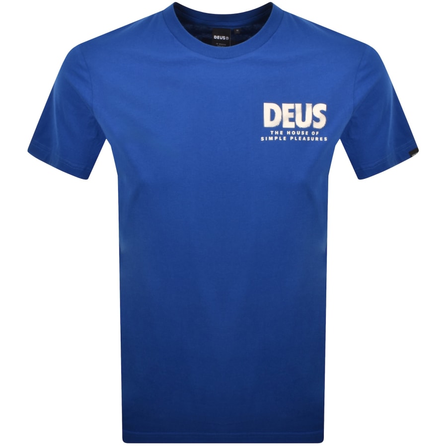 Image number 2 for Deus Ex Machina Chromium T Shirt Blue