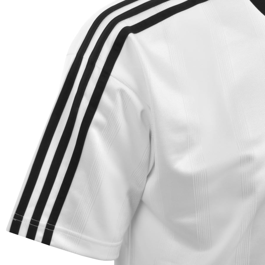 Image number 4 for adidas Originals Jacquard Jersey T Shirt White