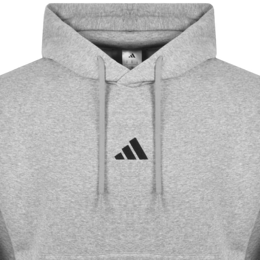 Image number 2 for adidas Sportswear Feel Cozy Hoodie Grey