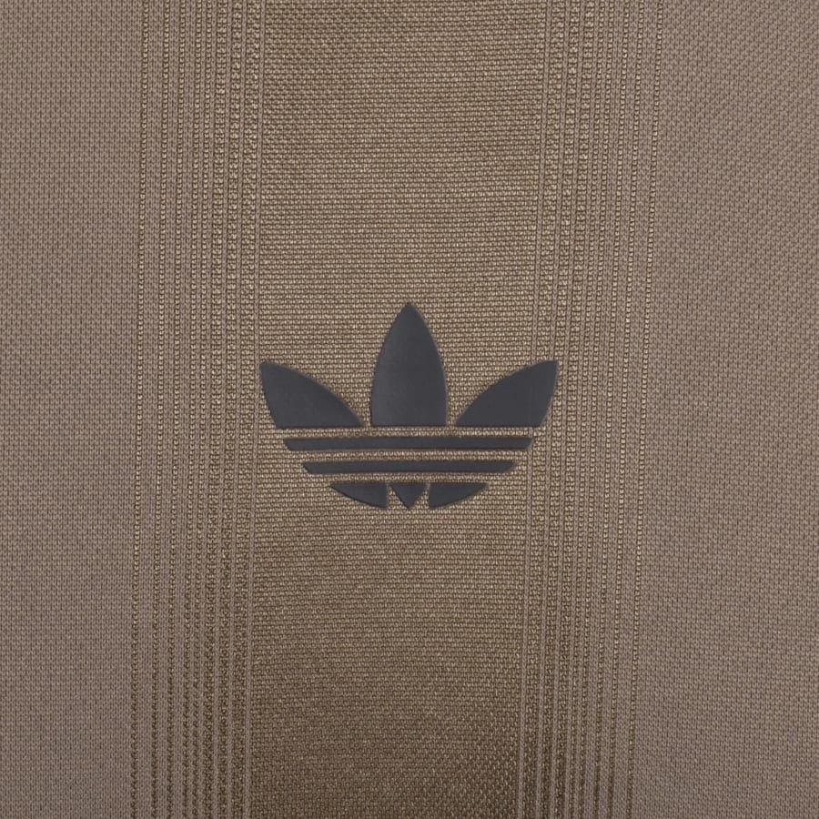 Image number 3 for adidas Originals Jacquard Jersey T Shirt Brown
