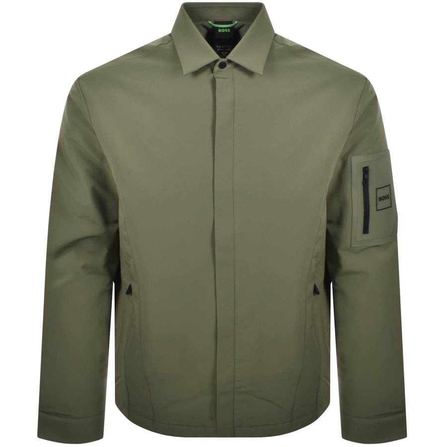Image number 1 for BOSS Expedit Padded Jacket Green