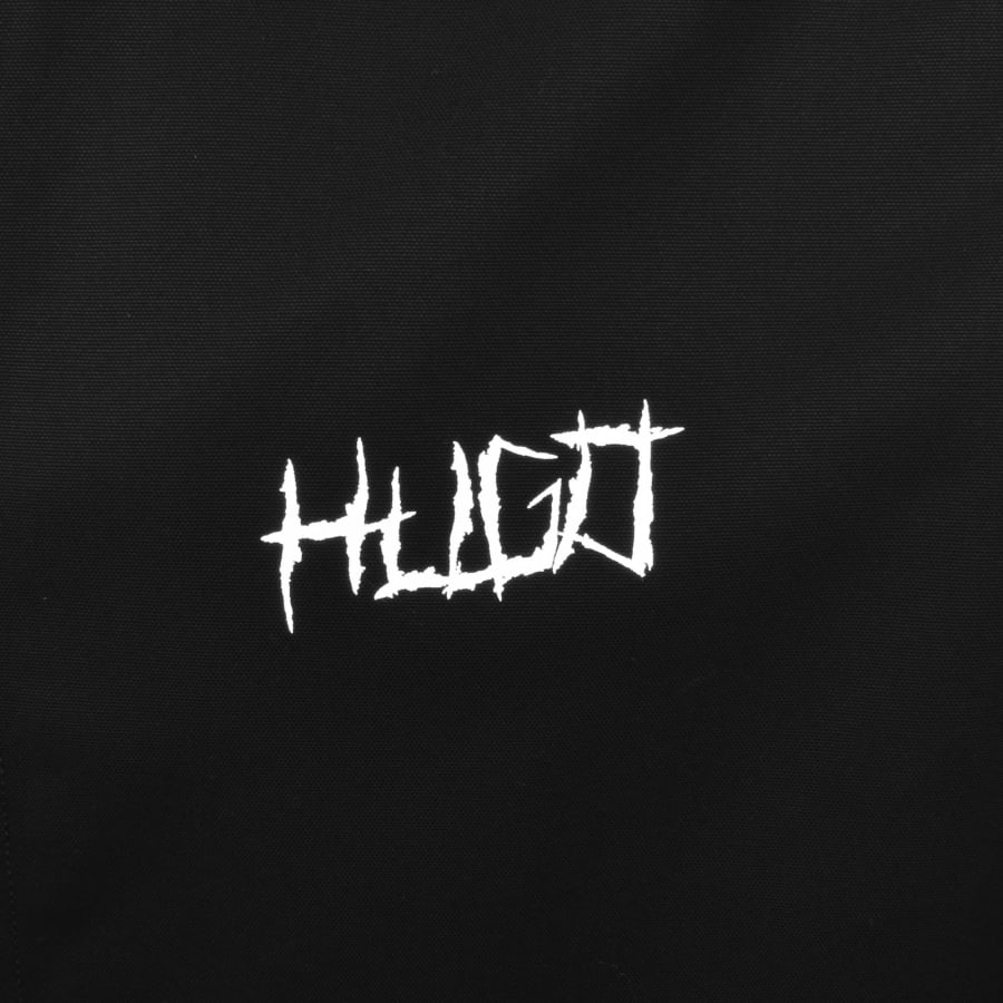 Image number 4 for HUGO Blue Ebolt Overshirt Black
