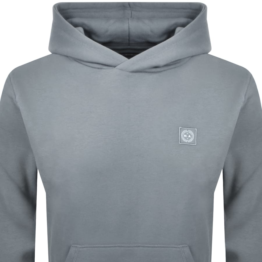 Image number 2 for Marshall Artist Marchio Oth Hoodie Grey