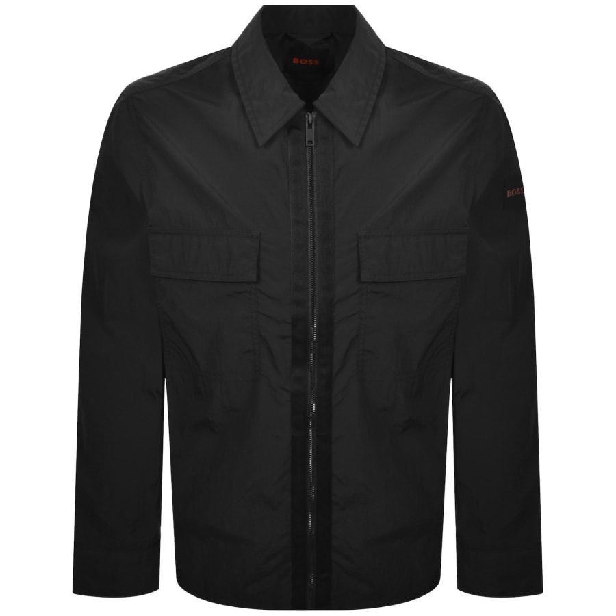 Image number 2 for BOSS Lotape Nylon Overshirt Black