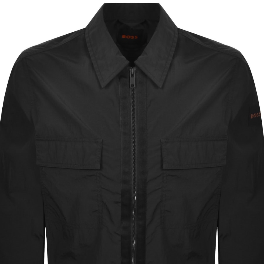 Image number 3 for BOSS Lotape Nylon Overshirt Black