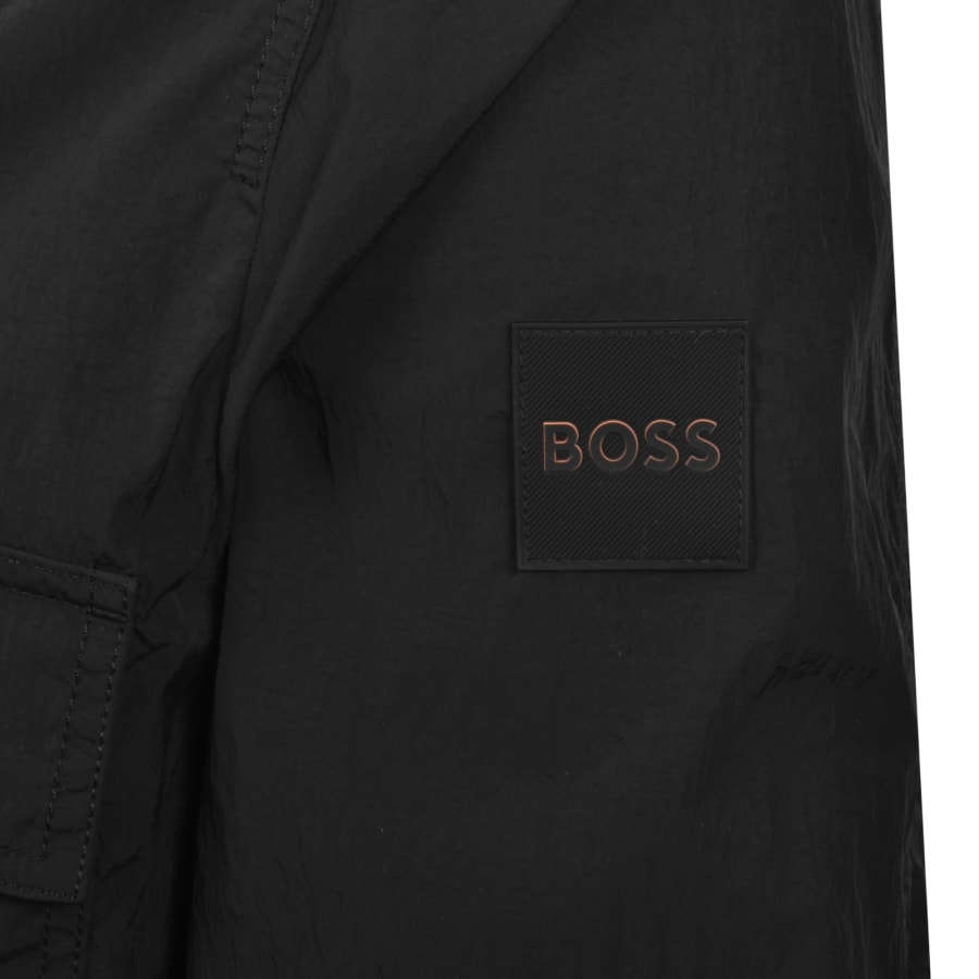 Image number 4 for BOSS Lotape Nylon Overshirt Black