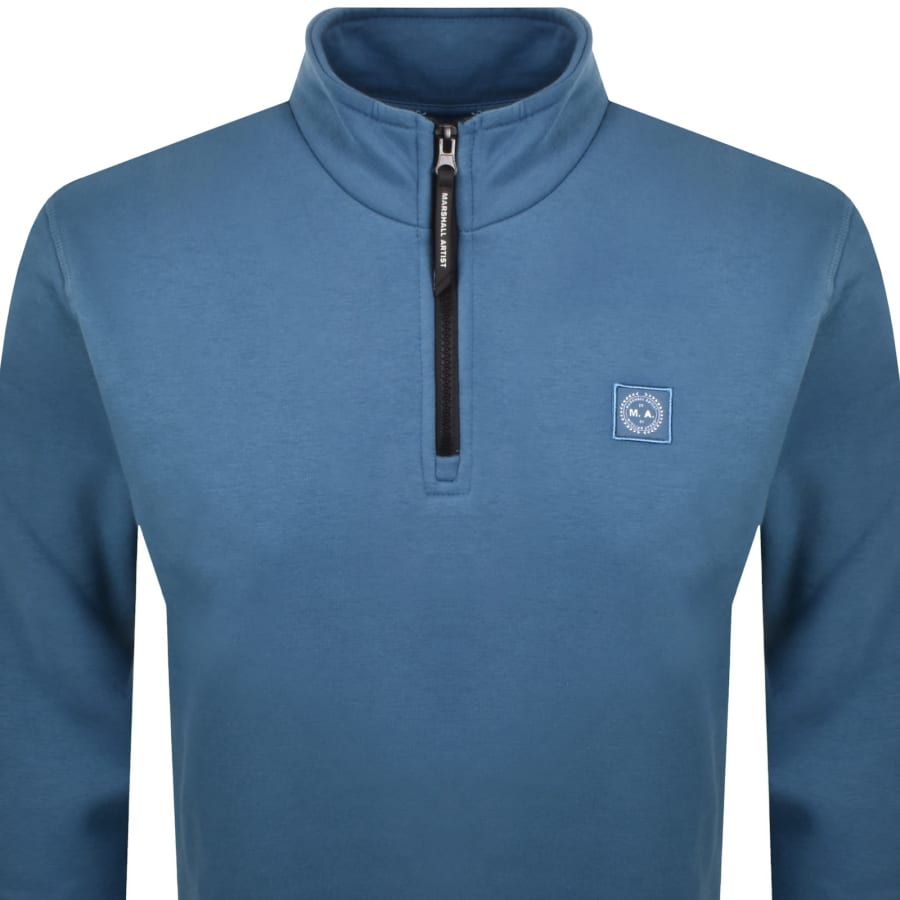 Image number 2 for Marshall Artist Marchio Sweatshirt Blue