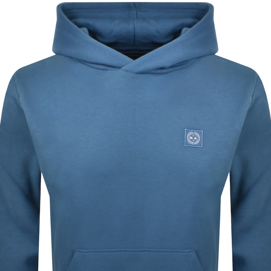 Image number 2 for Marshall Artist Marchio Oth Hoodie Teal