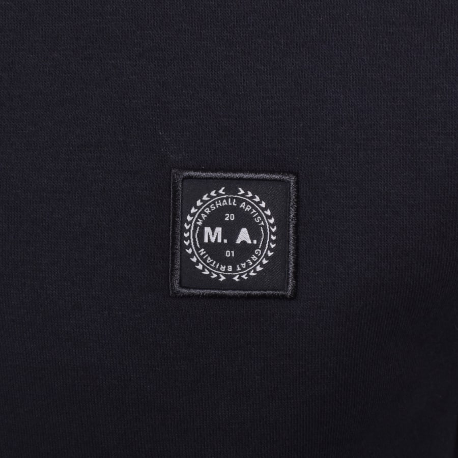 Image number 3 for Marshall Artist Marchio Oth Hoodie Navy