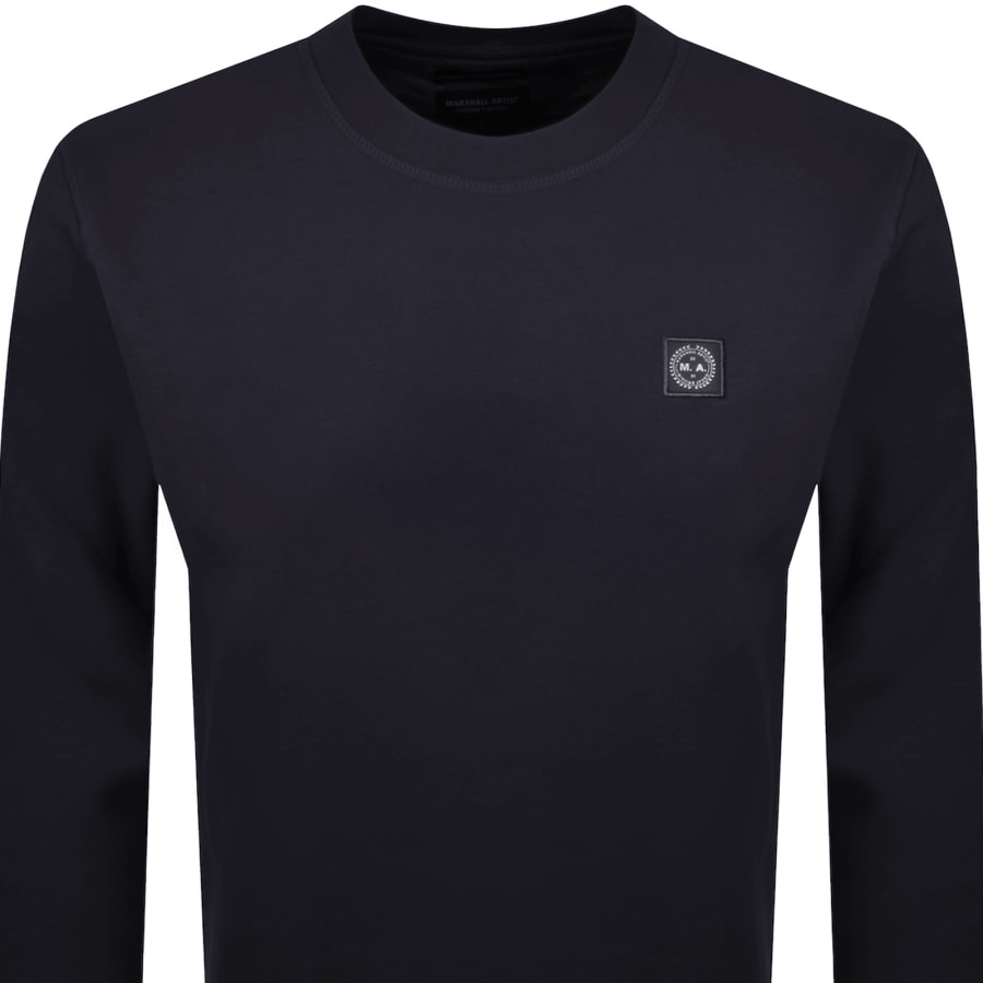 Image number 2 for Marshall Artist Marchio Sweatshirt Navy