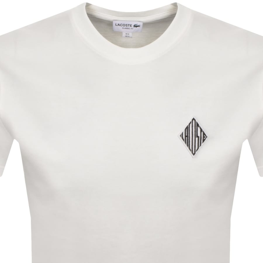 Image number 2 for Lacoste Badge T Shirt White
