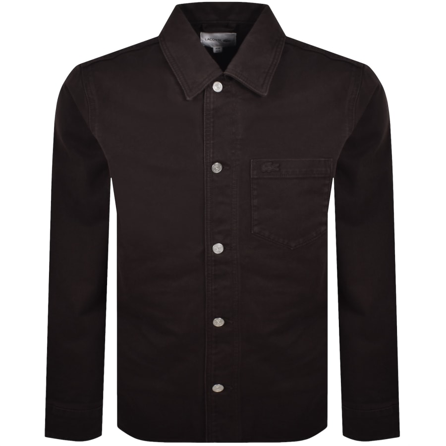 Image number 1 for Lacoste Overshirt Brown