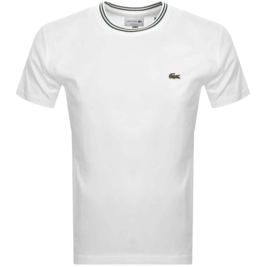 Image number 1 for Lacoste Crew Neck T Shirt White