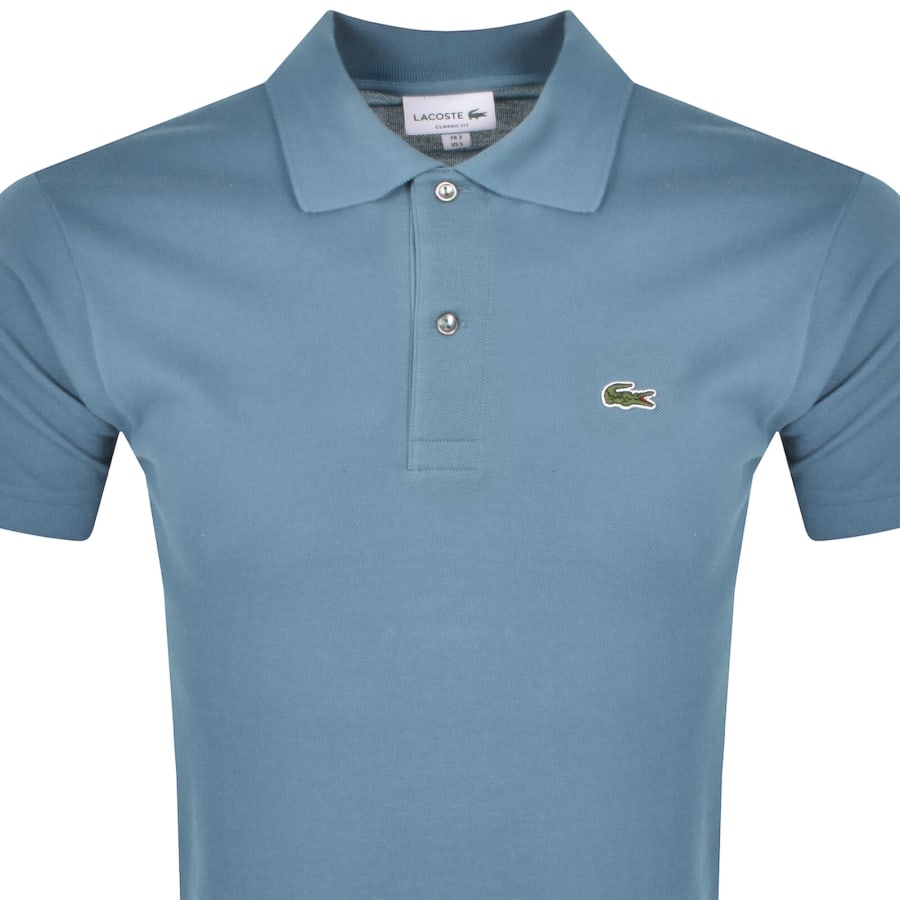 Image number 2 for Lacoste Short Sleeved Polo T Shirt Blue