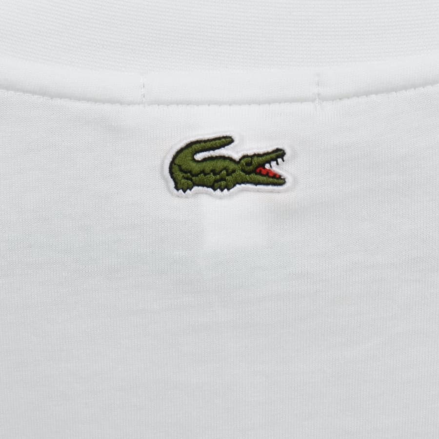 Image number 4 for Lacoste Paris Logo T Shirt White