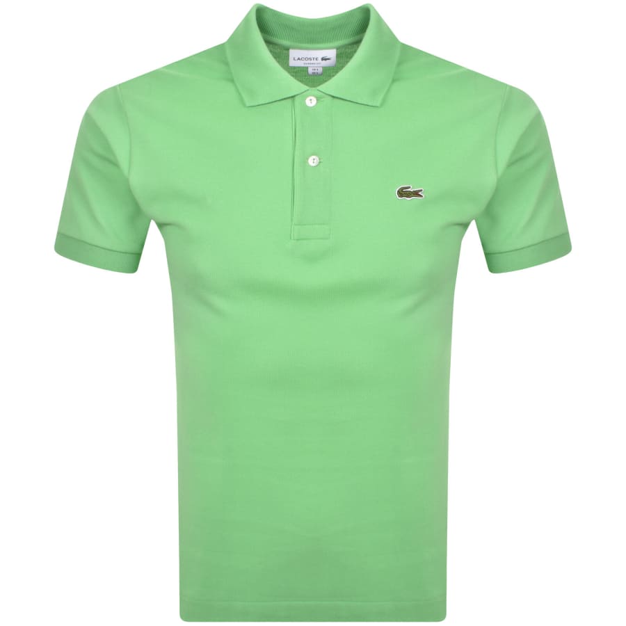 Image number 1 for Lacoste Short Sleeved Polo T Shirt Green