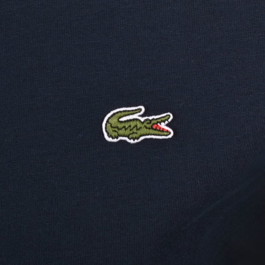 Image number 3 for Lacoste Long Sleeved T Shirt Navy