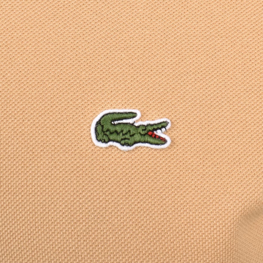 Image number 3 for Lacoste Core Pique Polo Pinkish Beige