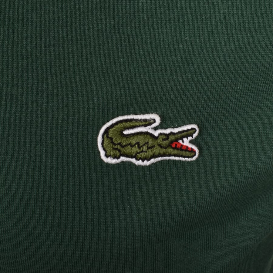 Image number 3 for Lacoste Crew Neck T Shirt Green