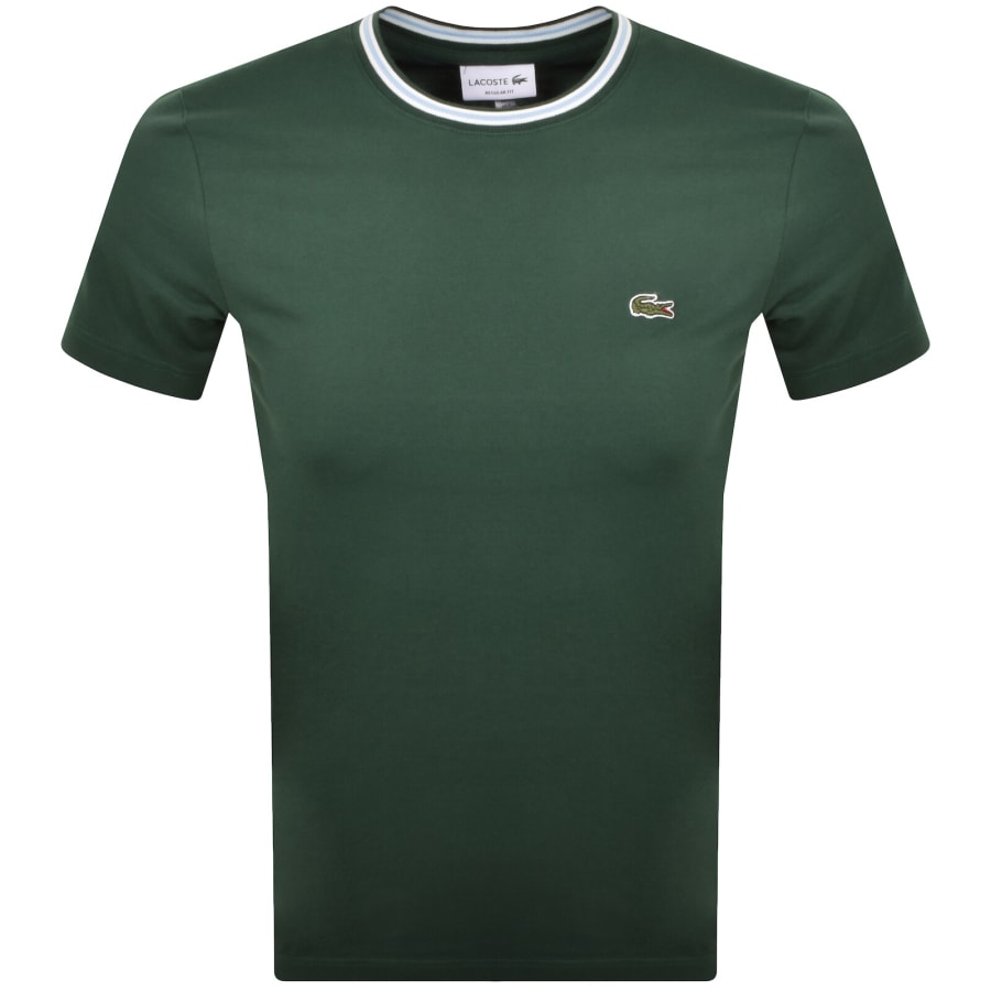Image number 1 for Lacoste Crew Neck T Shirt Green