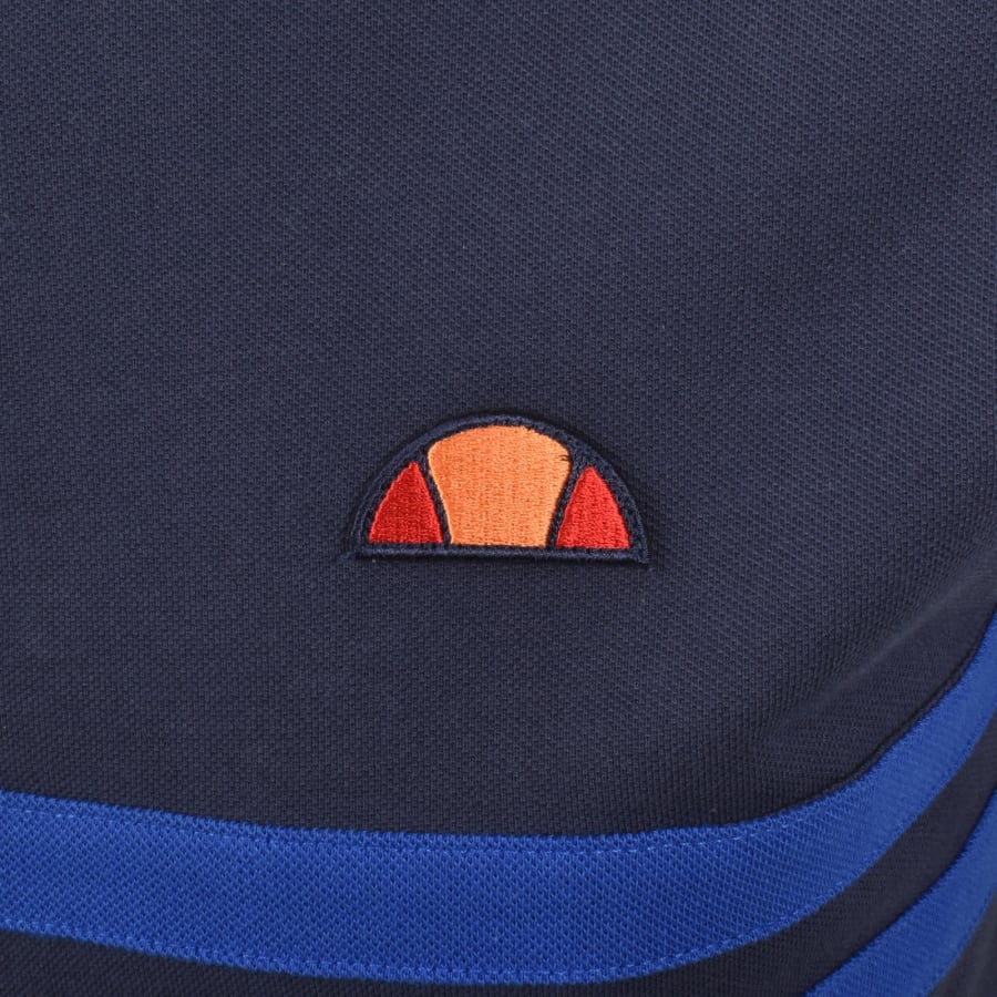 Image number 4 for Ellesse Muccia Polo T Shirt Navy