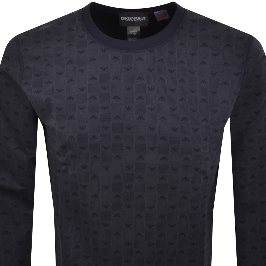 Image number 2 for Emporio Armani Loungewear Sweatshirt Blue