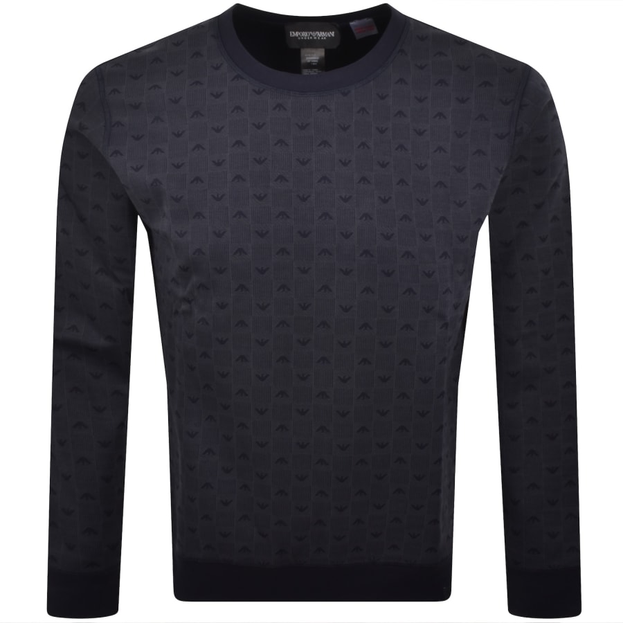 Image number 1 for Emporio Armani Loungewear Sweatshirt Blue