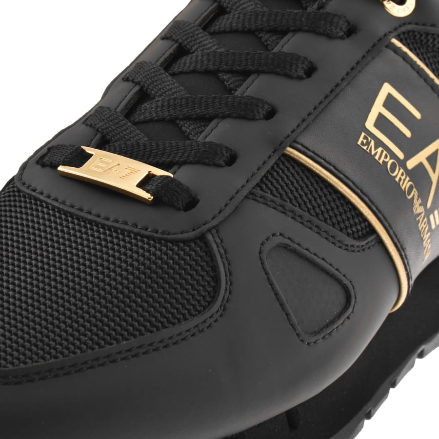 Image number 5 for EA7 Emporio Armani Logo Trainers Black