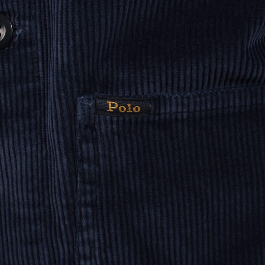 Image number 3 for Ralph Lauren Corduroy Overshirt Navy