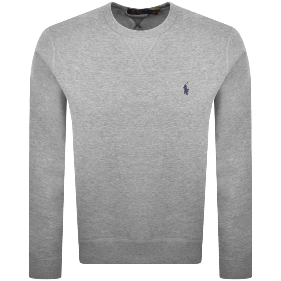 Image number 1 for Ralph Lauren Crew Neck Sweatshirt Grey