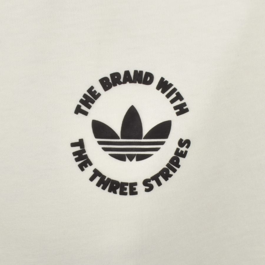 Image number 4 for adidas Originals Camel Treffy T Shirt Cream