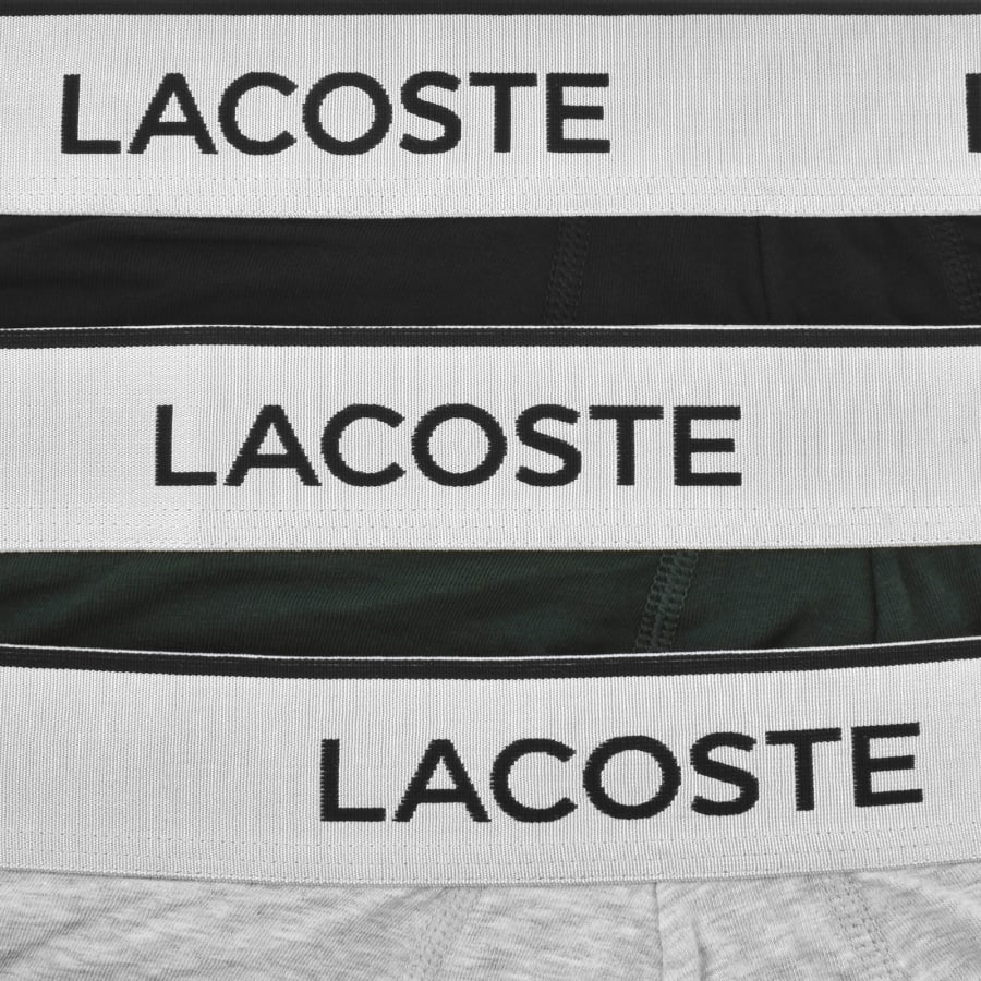 Image number 5 for Lacoste Underwear Three Pack Trunks