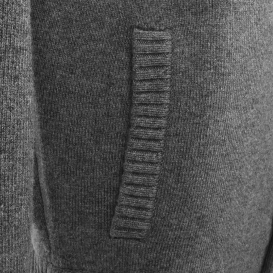 Image number 5 for Lacoste Merino Wool Bomber Jacket Grey