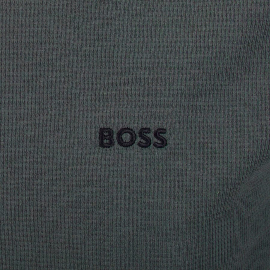 Image number 4 for BOSS Mix And Match Waffle Short Set Khaki