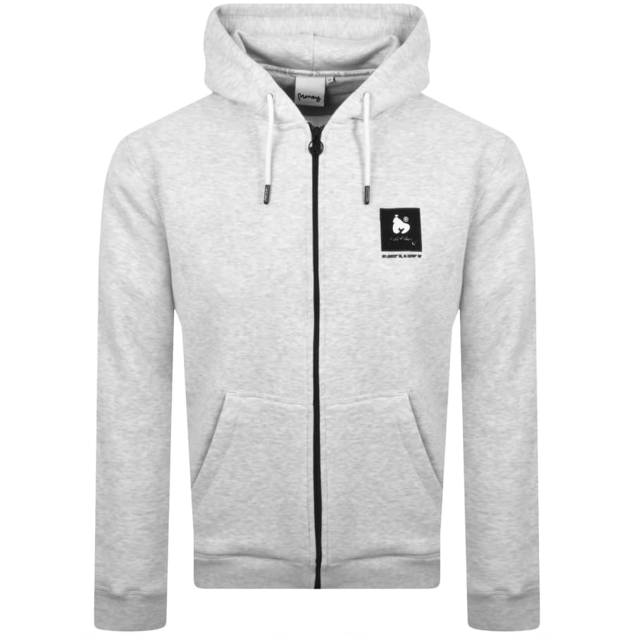 Image number 2 for Money Full Zip Hooded Tracksuit Grey