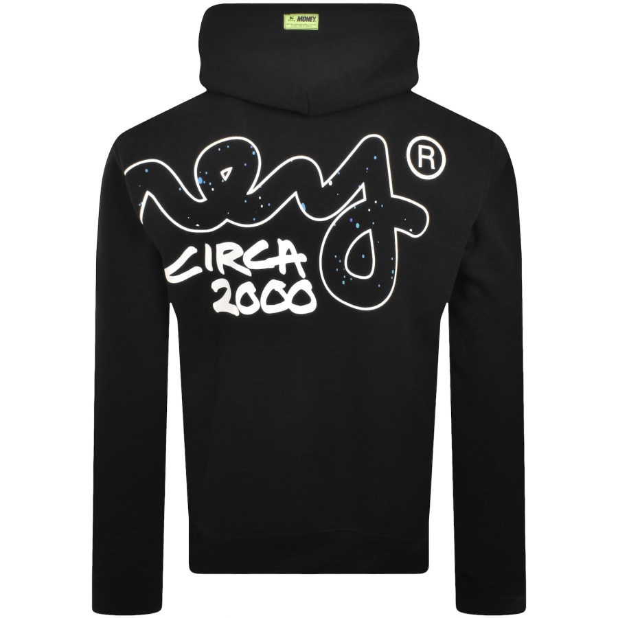 Image number 5 for Money Big Sig Drip Hoodie Black