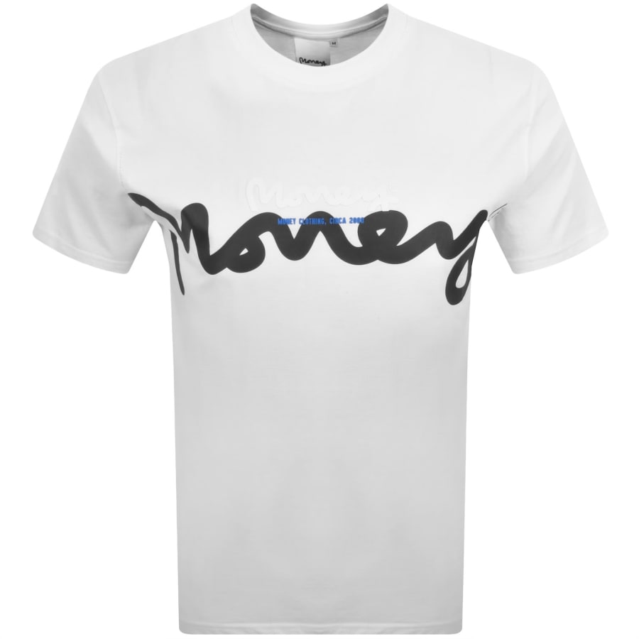 Image number 2 for Money Interflow T Shirt White