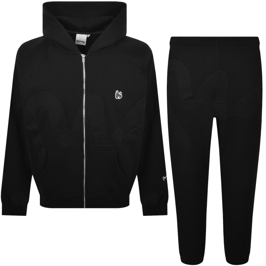 Image number 1 for Money Big Sig Full Zip Hooded Tracksuit Black