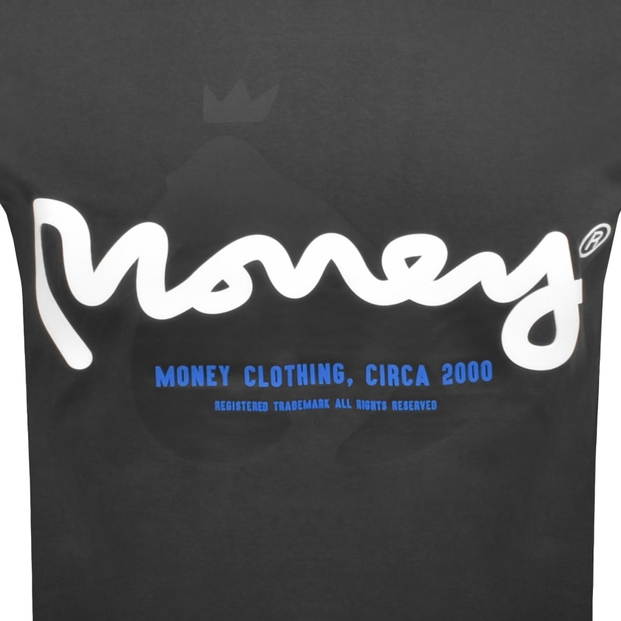 Image number 3 for Money Sig Veneer T Shirt Charcoal Grey