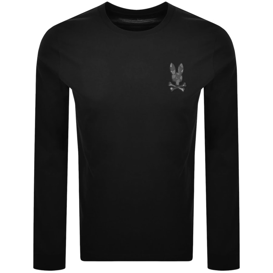 Image number 2 for Psycho Bunny Marlo Long Sleeve T Shirt Black