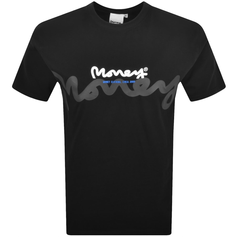Image number 2 for Money Interflow T Shirt Black