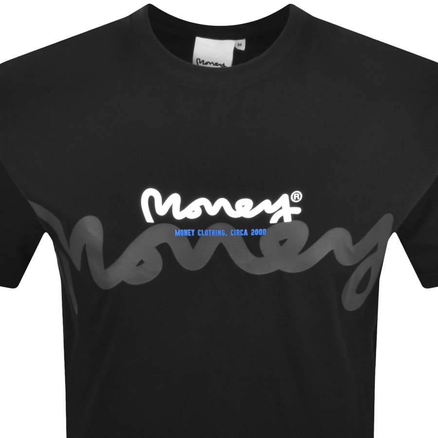 Image number 3 for Money Interflow T Shirt Black