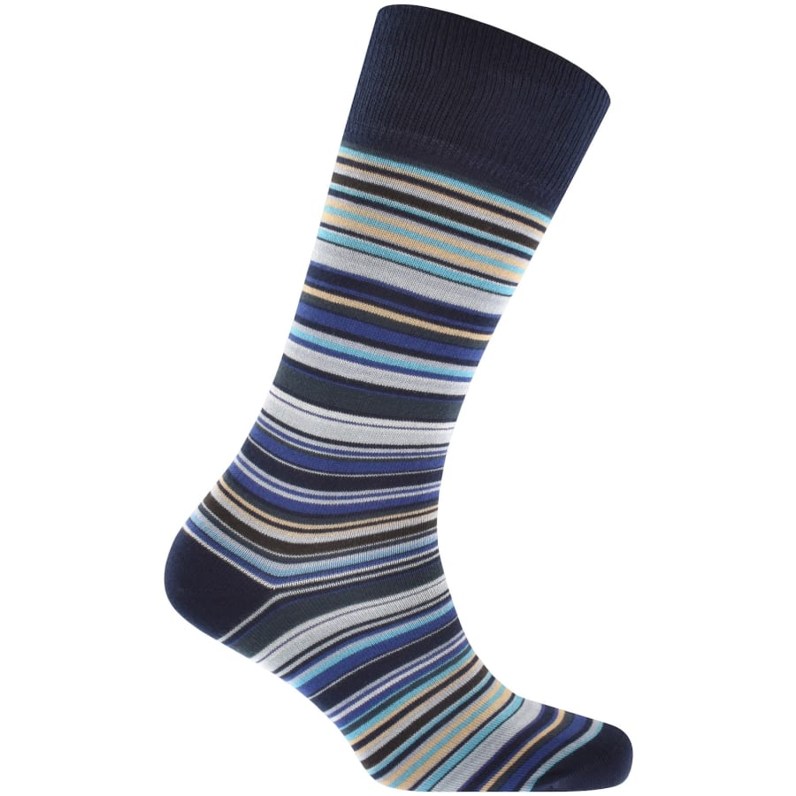 Image number 2 for Paul Smith Two Pack Striped Socks