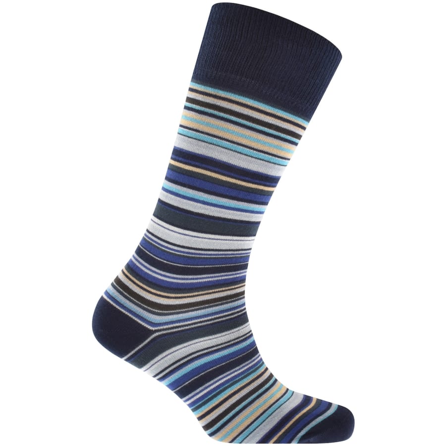 Image number 2 for Paul Smith Two Pack Striped Socks