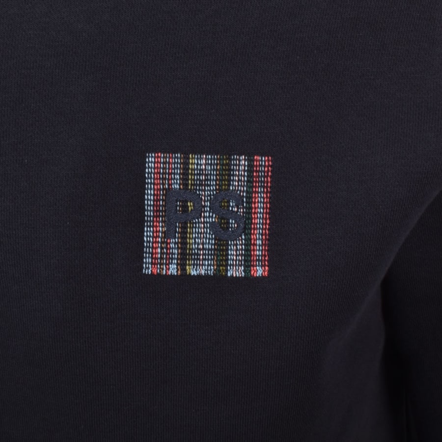 Image number 3 for Paul Smith Half Zip Sweatshirt Navy
